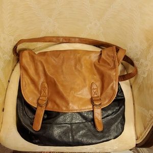 Large Black and Tan purse
